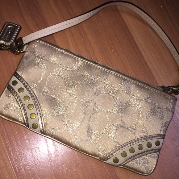 Coach Handbags - Coach: Beautiful Gold Bag!!